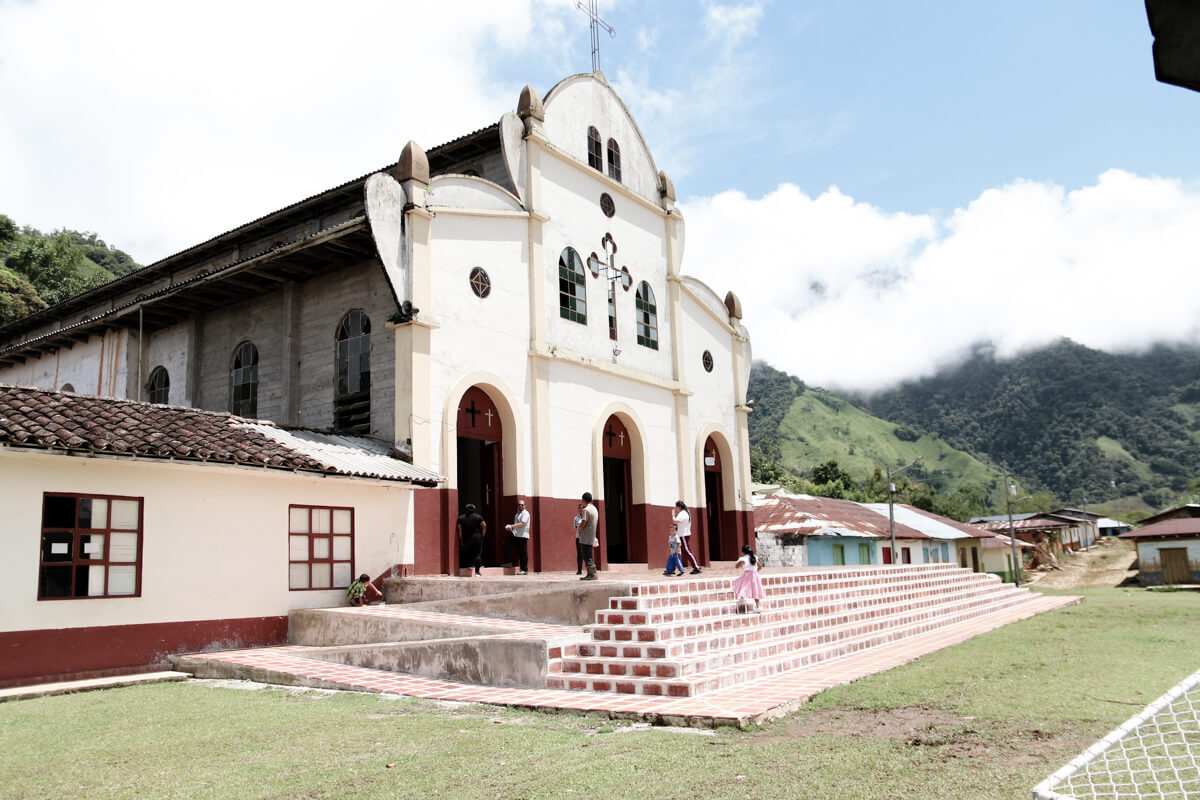 Fotografía capilla de El Aro, corregimiento de Ituango