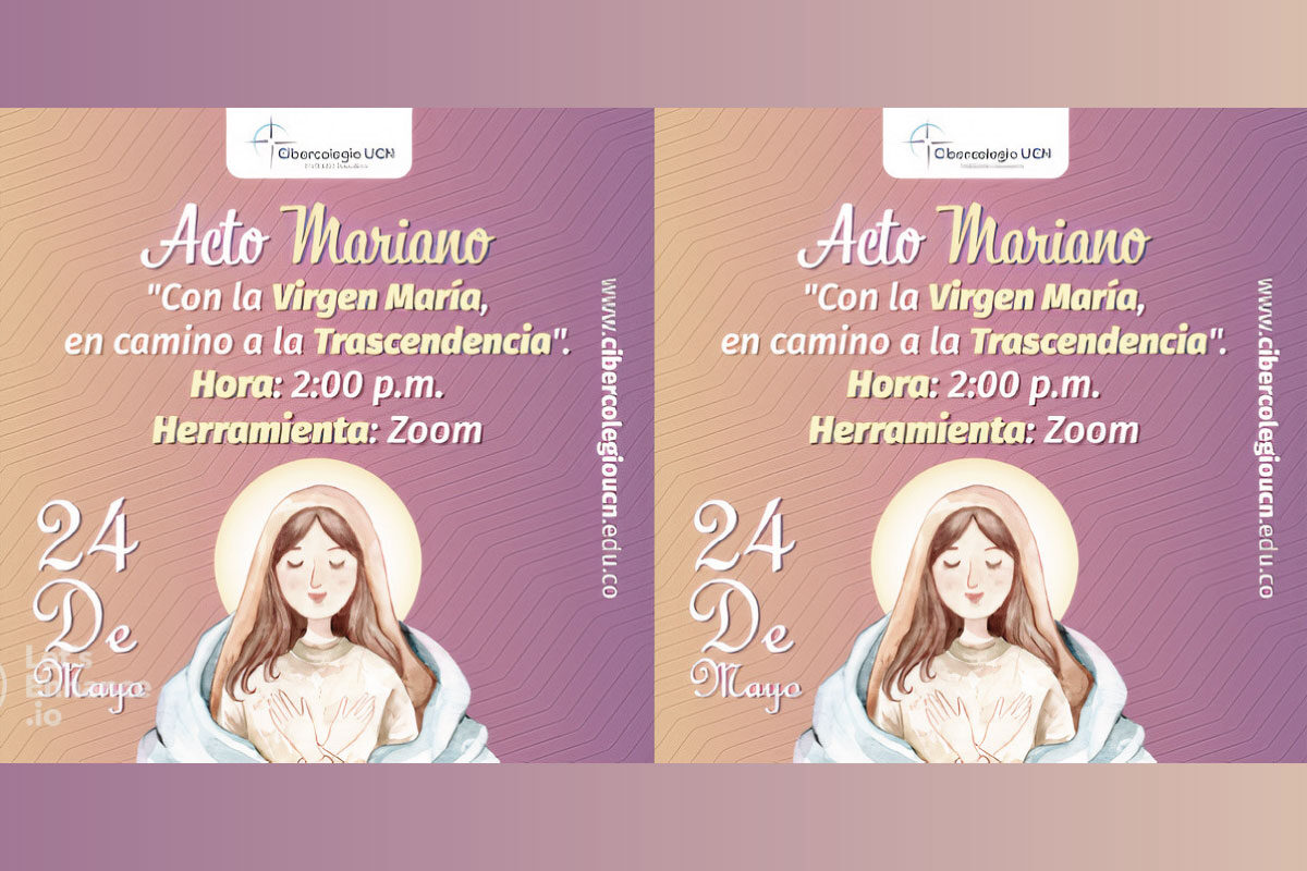 Imagen de la invitación al acto Mariano