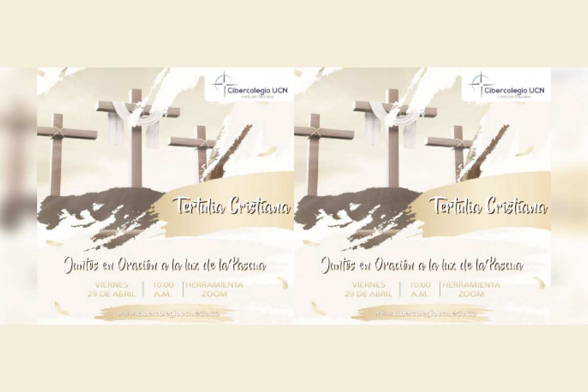 Imagen de la invitación a la Tertulia Cristiana