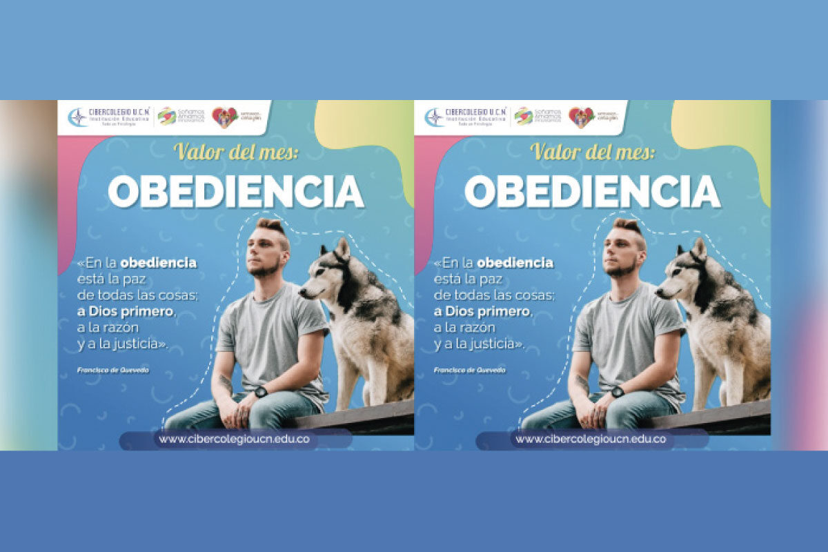 Imagen sobre el valor de la obediencia