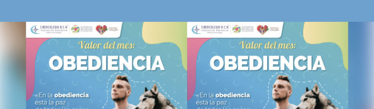 Imagen sobre el valor de la obediencia