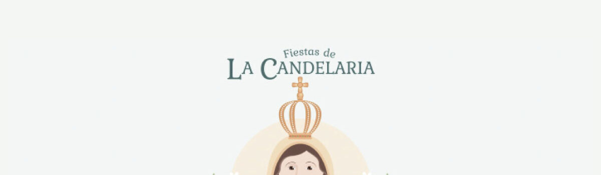 Imagen recordando las fiestas de la virgen de la Candelaria